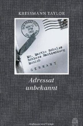 Zusammenfassung des Buches Adressat unbekannt